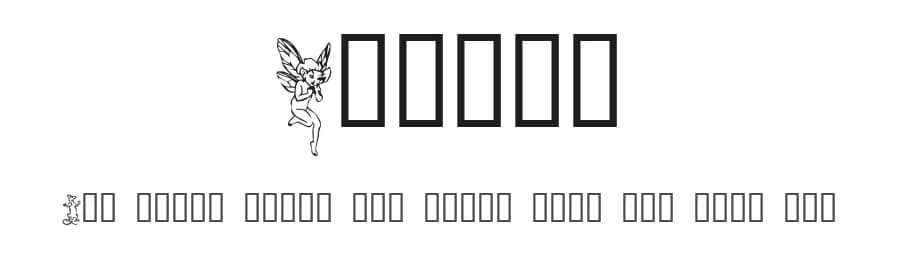 Faerie by The Scriptorium — Dingbats Font