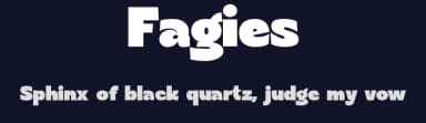 Fagies by hitypestd — Sans Serif Font — thumbnail 2