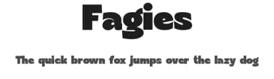 Fagies by hitypestd — Sans Serif Font — thumbnail 1