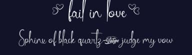 Fail In Love by VinType — Script Handwritten Font — thumbnail 2