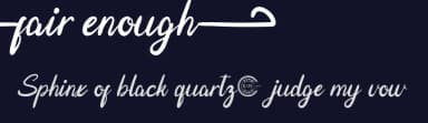 Fair Enough by RaisProject — Script Handwritten Font — thumbnail 2