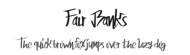 Fair Banks by Xerographer Fonts — Script Handwritten Font — thumbnail 1