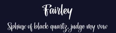 Fairley by Vunira Design — Script Handwritten Font — thumbnail 2