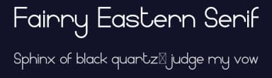 Fairry Eastern Serif by NihStudio — Sans Serif Font — thumbnail 2