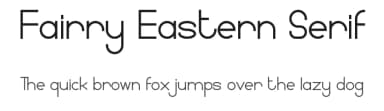 Fairry Eastern Serif by NihStudio — Sans Serif Font — thumbnail 1
