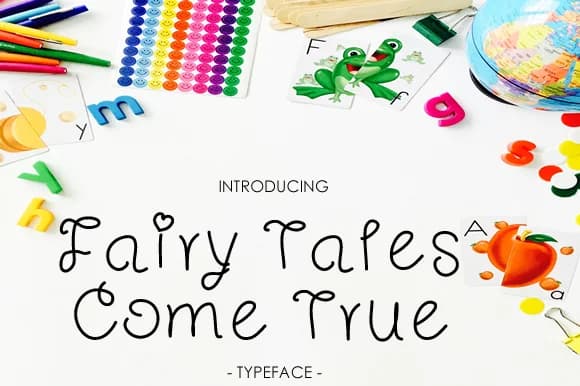 Fairy Tales Come True Font by yh.seaofknowledge — Script Handwritten Font