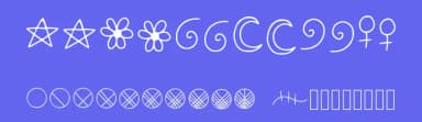 Fairy Code by Allie Bowie — Dingbats Font — thumbnail 3