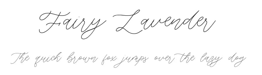 Fairy Lavender by Balpirick Studio — Script Handwritten Font