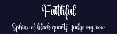 Faithful by Hardiboy Design — Script Handwritten Font — thumbnail 2