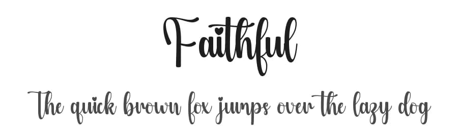 Faithful by Hardiboy Design — Script Handwritten Font