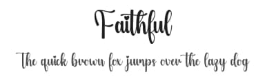 Faithful by Hardiboy Design — Script Handwritten Font — thumbnail 1