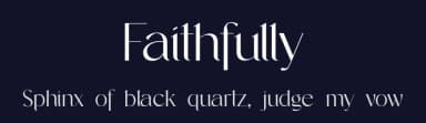 Faithfully by UI Creative — Serif Font — thumbnail 2