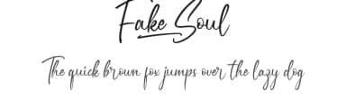Fake Soul by VinType — Script Handwritten Font — thumbnail 1