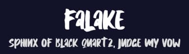 Falake by Skiiller Studio — Script Handwritten Font — thumbnail 2