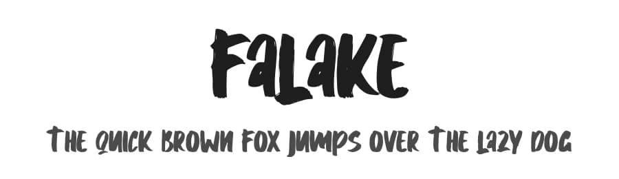 Falake by Skiiller Studio — Script Handwritten Font