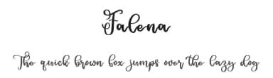 Falena by niyos — Script Handwritten Font — thumbnail 1