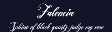 Falencia by Kong Font — Script Handwritten Font — thumbnail 2