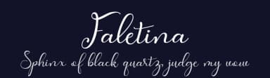 Faletina by ToniStudio — Script Handwritten Font — thumbnail 2