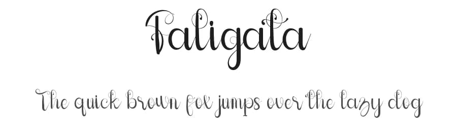 Faligata by FreshtypeINK — Script Handwritten Font