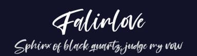 Falinlove by Perspectype Studio - Letterena.com — Script Handwritten Font — thumbnail 2
