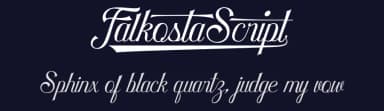 Falkosta Script by Måns Grebäck — Script Handwritten Font — thumbnail 2