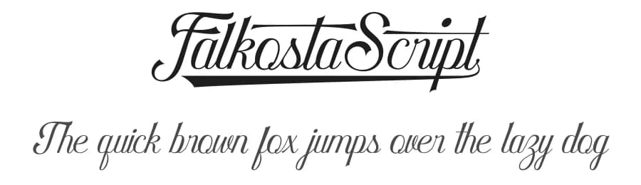 Falkosta Script by Måns Grebäck — Script Handwritten Font