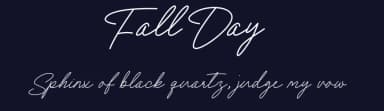 Fall Day by New Sanctorum — Script Handwritten Font — thumbnail 2