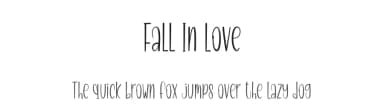 Fall In Love by Id: #774701 — Script Handwritten Font — thumbnail 1