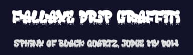 Fallaxe Drip Graffiti by Cikareotype Studio — Script Handwritten Font — thumbnail 2