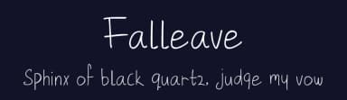 Falleave by Tigadestd — Script Handwritten Font — thumbnail 2