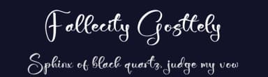 Fallecity Gosttely by Letterena Studios — Script Handwritten Font — thumbnail 2