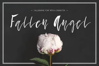Fallen Angel Font by Favete Art — Script Handwritten Font — thumbnail 1