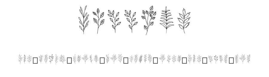 Falline by Muhammad Yafinuha — Dingbats Font