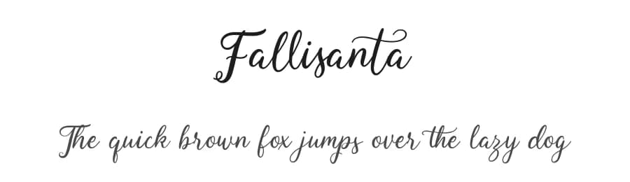 Fallisanta by Maulana Creative — Script Handwritten Font