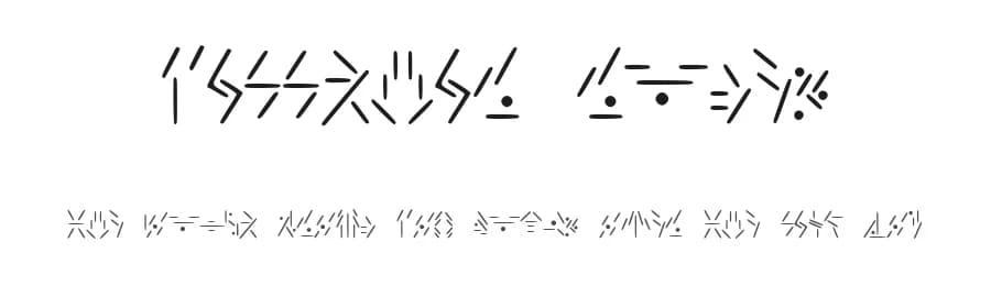 Fallkhar Runes by Fallkhar — Dingbats Font — preview 1