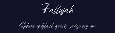 Fallujah by Vunira Design — Script Handwritten Font — thumbnail 2