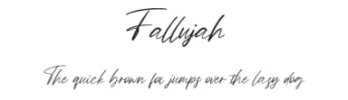 Fallujah by Vunira Design — Script Handwritten Font — thumbnail 1