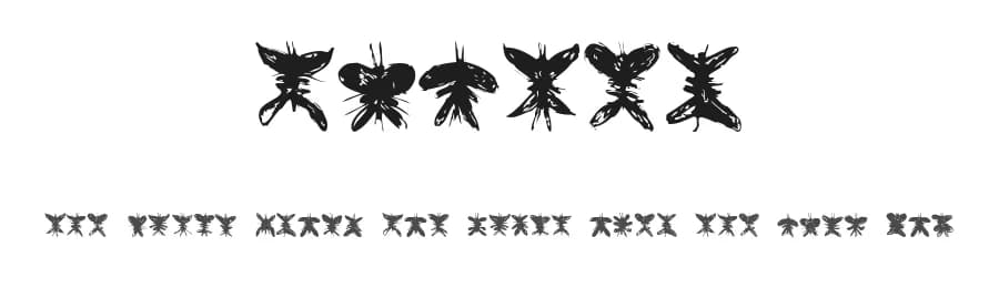 Falter by Vladimir Nikolic — Dingbats Font