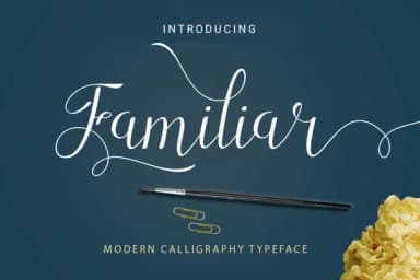 Familiar Font by Jhoen Studio — Script Handwritten Font — thumbnail 1