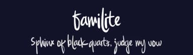 Familite by Letterido — Script Handwritten Font — thumbnail 2