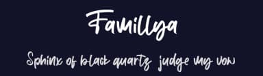 Famillya by Vunira Design — Script Handwritten Font — thumbnail 2