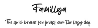 Famillya by Vunira Design — Script Handwritten Font — thumbnail 1