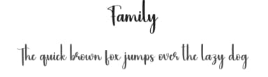 Family by Scratchones — Script Handwritten Font — thumbnail 1
