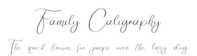 Family Caligraphy by Eddy Goodboy — Script Handwritten Font — thumbnail 1