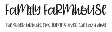 Family Farmhouse by Goodrichees — Script Handwritten Font — thumbnail 1