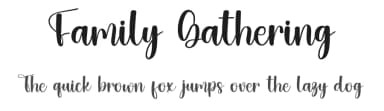 Family Gathering by PiPi Creative STUDIO — Script Handwritten Font — thumbnail 1