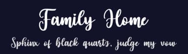 Family Home by Bearytype — Script Handwritten Font — thumbnail 2
