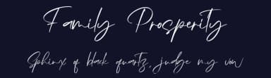 Family Prosperity by Hatf Type — Script Handwritten Font — thumbnail 2