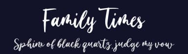 Family Times by Sronstudio — Script Handwritten Font — thumbnail 2