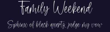 Family Weekend by Wahyu Studio — Script Handwritten Font — thumbnail 2